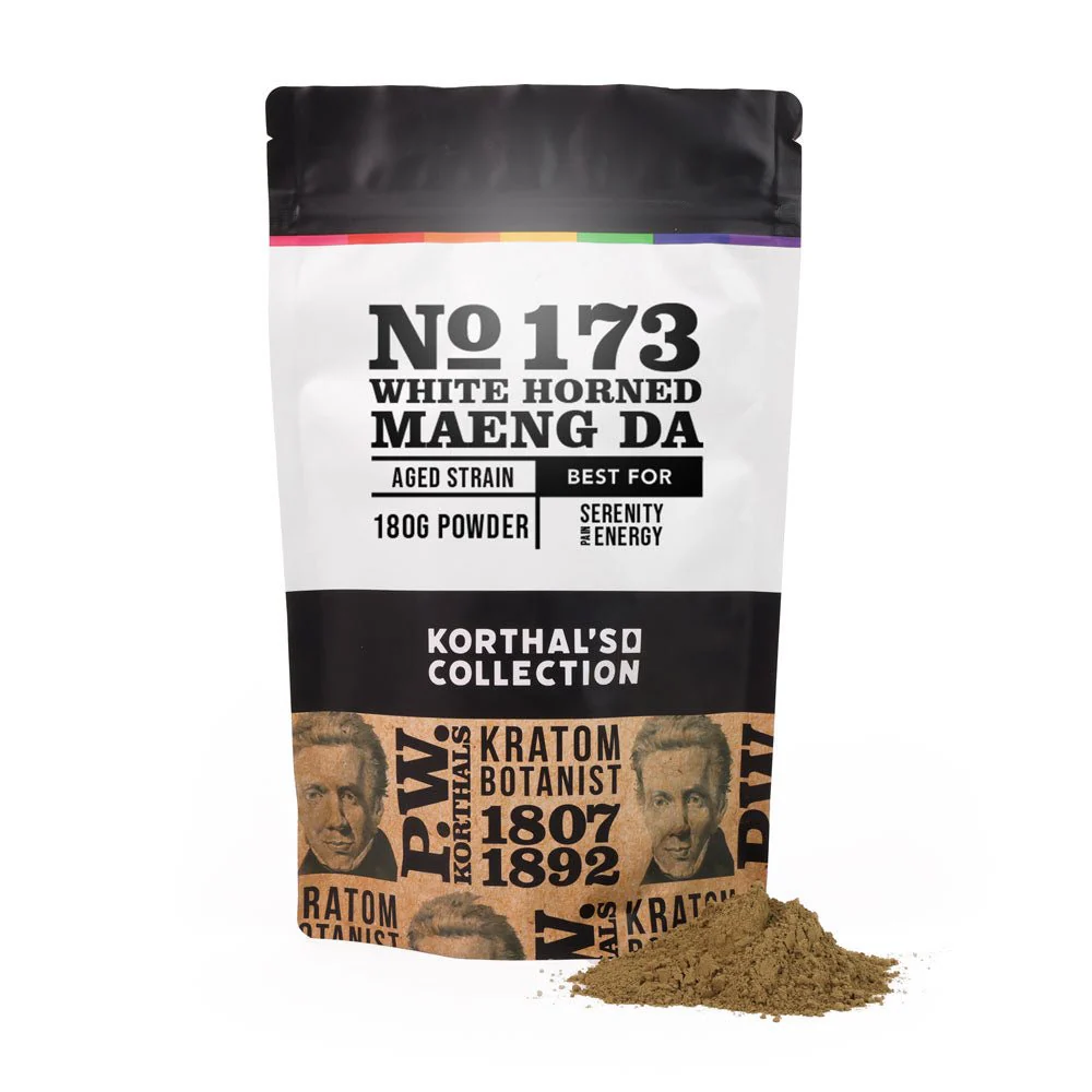 No 173 White Horned Maeng Da Kratom Powder - Image 4