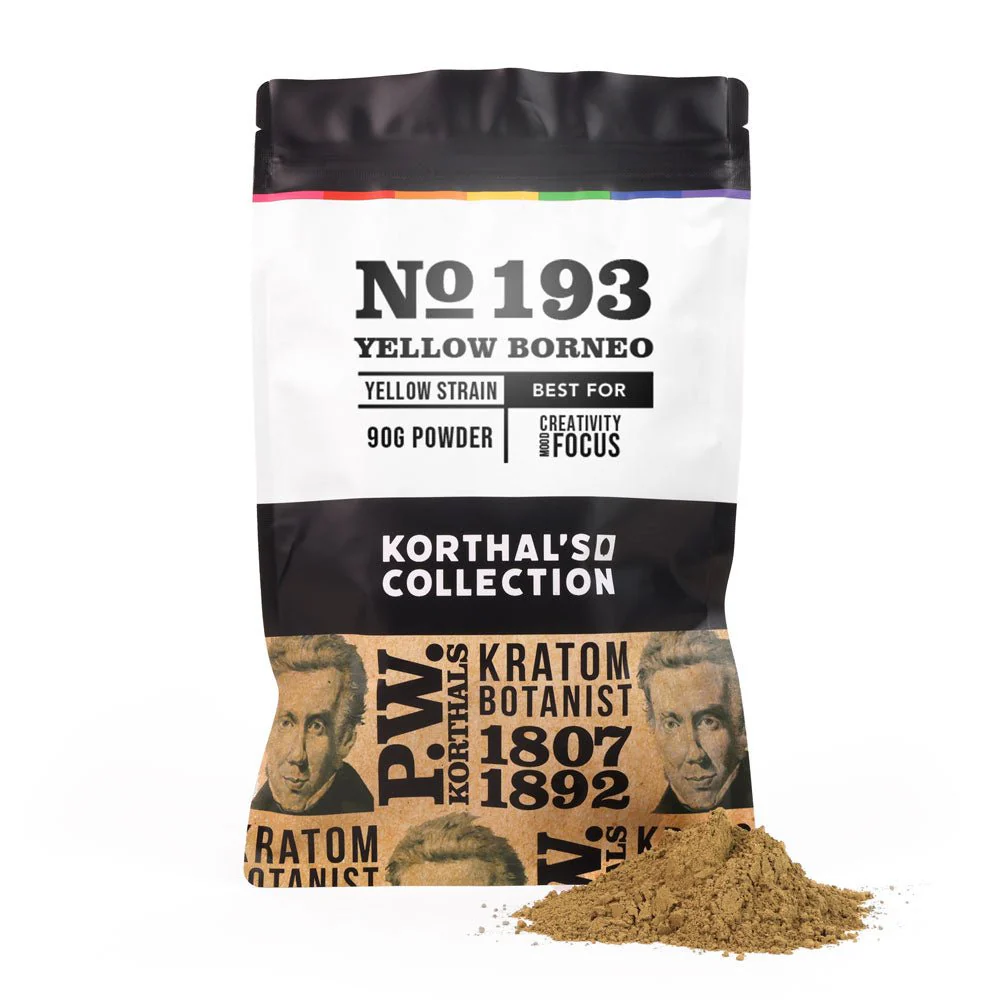 No 193 Yellow Borneo Kratom Powder - Image 3